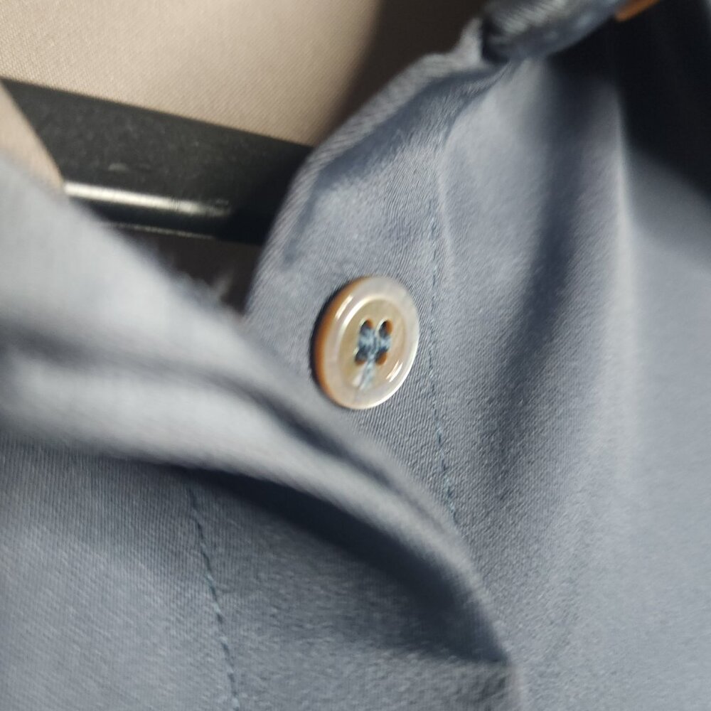 Purpose Passion Boutique Dress Slate Blue Prairie Babydoll Small Cottage NWOT - Picture 5 of 5